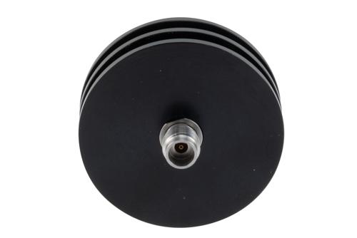 30 dB Fixed Attenuator, 2.4mm Male to 2.4mm Female Aluminum Body Rated to 5 Watts Up to 50 GHz