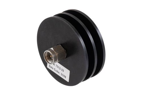 20 dB Fixed Attenuator, 2.92mm Male to 2.92mm Female Black Anodized Aluminum Body Rated to 5 Watts Up to 40 GHz