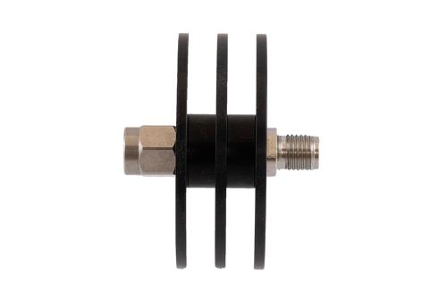 20 dB Fixed Attenuator, 2.92mm Male to 2.92mm Female Black Anodized Aluminum Body Rated to 5 Watts Up to 40 GHz