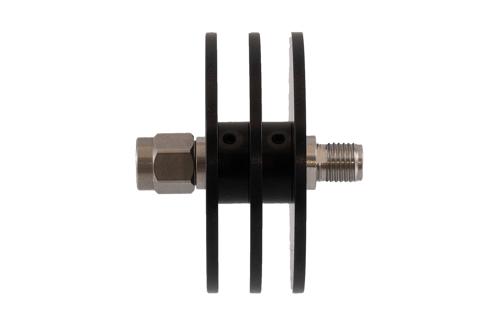 30 dB Fixed Attenuator, 2.92mm Male to 2.92mm Female Black Anodized Aluminum Body Rated to 5 Watts Up to 40 GHz