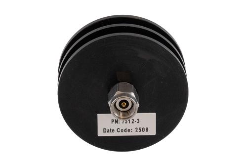 3 dB Fixed Attenuator, 2.92mm Male to 2.92mm Female Black Anodized Aluminum Body Rated to 5 Watts Up to 40 GHz