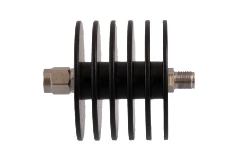 40 dB Fixed Attenuator, 2.92mm Male to 2.92mm Female Black Anodized Aluminum Body Rated to 5 Watts Up to 40 GHz
