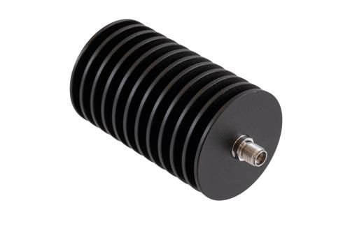 10 dB Fixed Attenuator, 2.92mm Male to 2.92mm Female Black Anodized Aluminum Body Rated to 20 Watts Up to 40 GHz