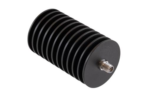 20 dB Fixed Attenuator, 2.92mm Male to 2.92mm Female Black Anodized Aluminum Body Rated to 20 Watts Up to 40 GHz
