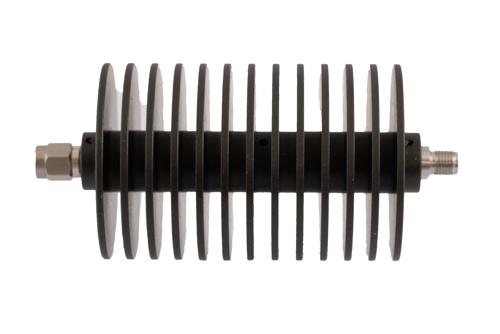 40 dB Fixed Attenuator, 2.92mm Male to 2.92mm Female Black Anodized Aluminum Body Rated to 20 Watts Up to 40 GHz