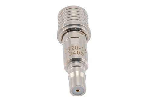 15 dB Fixed Attenuator, QMA Male to QMA Female Brass Tri-Metal Body Rated to 2 Watts Up to 6 GHz