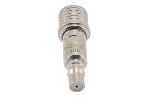 1 dB Fixed Attenuator, QMA Male to QMA Female Brass Tri-Metal Body Rated to 2 Watts Up to 6 GHz