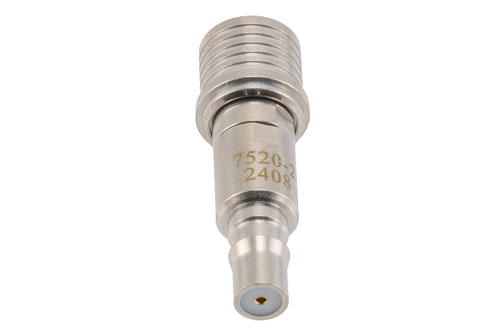 2 dB Fixed Attenuator, QMA Male to QMA Female Brass Tri-Metal Body Rated to 2 Watts Up to 6 GHz