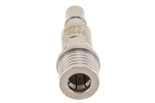 2 dB Fixed Attenuator, QMA Male to QMA Female Brass Tri-Metal Body Rated to 2 Watts Up to 6 GHz