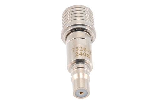 3 dB Fixed Attenuator, QMA Male to QMA Female Brass Tri-Metal Body Rated to 2 Watts Up to 6 GHz