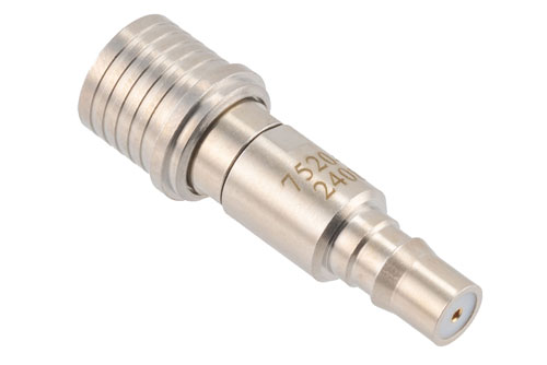 3 dB Fixed Attenuator, QMA Male to QMA Female Brass Tri-Metal Body Rated to 2 Watts Up to 6 GHz