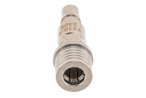 6 dB Fixed Attenuator, QMA Male to QMA Female Brass Tri-Metal Body Rated to 2 Watts Up to 6 GHz