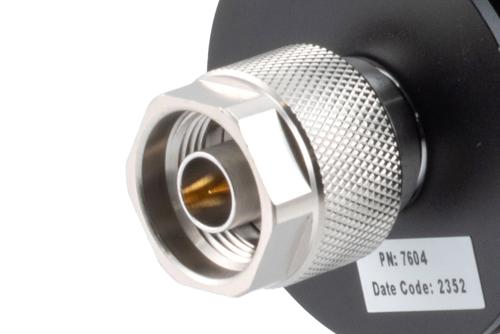 10dB RF fixed attenuator 50W, DC to 18GHz, N-type male to N-type female