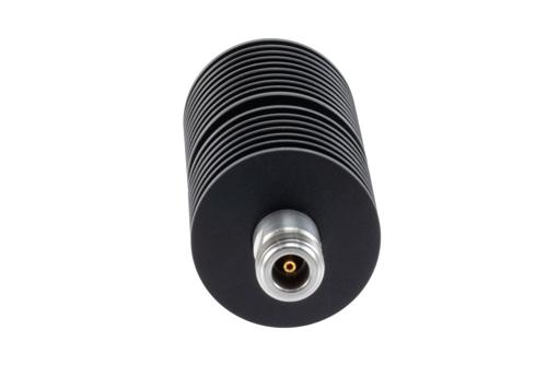 20dB RF fixed attenuator 50W, DC to 18GHz, N-type male to N-type female