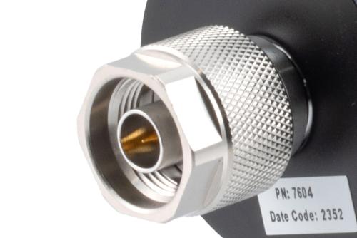 20dB RF fixed attenuator 50W, DC to 18GHz, N-type male to N-type female