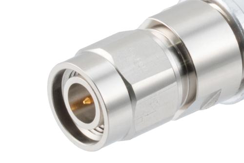 1dB RF fixed attenuator 2W, DC to 18GHz, TNC male to female, Brass