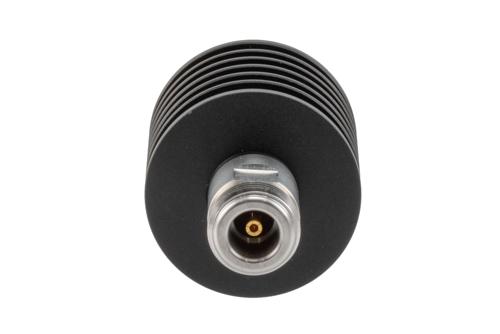 10dB RF fixed attenuator 10W, DC to 18GHz, N-type male to female