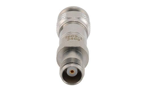 1 dB RF fixed attenuator 2W, DC to 3GHz, TNC Male to TNC Female, Brass