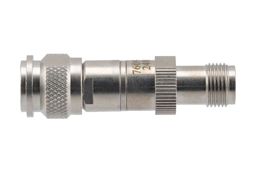 2 dB RF fixed attenuator 2W, DC to 3GHz, TNC Male to TNC Female, Brass