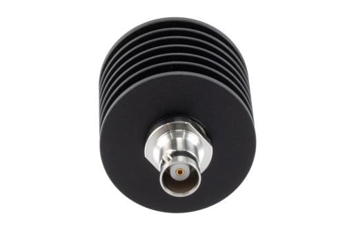 40dB RF fixed attenuator 10W, DC to 4GHz, BNC male to BNC female