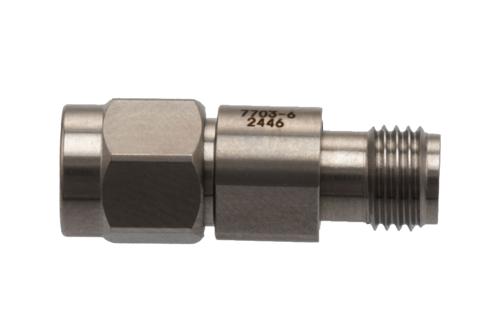 6 dB Fixed Attenuator for Cryogenic Application, 2.92mm Male to 2.92mm Female Passivated Stainless Steel Body Rated to 1 Watt, DC to 40 GHz