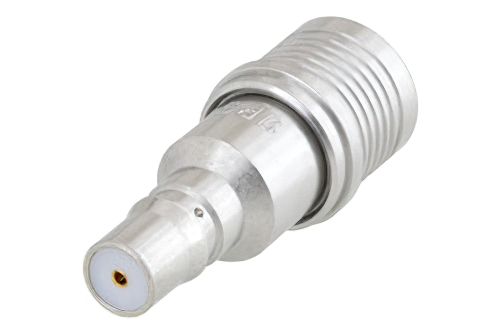 15 dB Fixed Attenuator, QMA Male to QMA Female Brass Tri-Metal Body Rated to 1 Watt Up to 6 GHz
