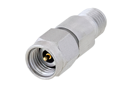 12 dB Fixed Attenuator, 2.92mm Male to 2.92mm Female Passivated Stainless Steel Body Rated to 0.5 Watts Up to 40 GHz