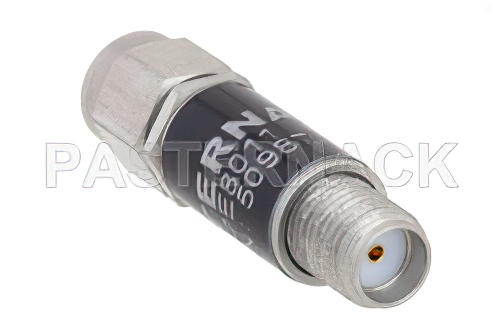 Schottky Zero Bias Detector, SMA, Negative Video Out, +20 dBm max Pin, 10 MHz to 4 GHz