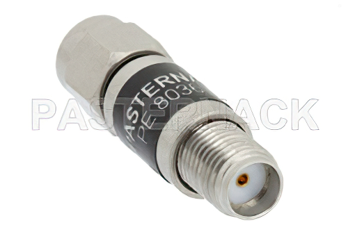 High Power Limiter, SMA, 100W Peak Power, 200 us Recovery, 16 dBm Flat Leakage, 7 GHz to 12 GHz