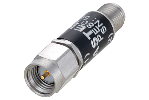 Tunnel Diode Zero Bias Detector, SMA, 5 nsec Pulse Risetime, Positive Video Out, +17 dBm max Pin, 500 MHz to 18 GHz
