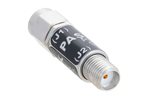 Tunnel Diode Zero Bias Detector, SMA, 5 nsec Pulse Risetime, Negative Video Out, +17 dBm max Pin, 2 GHz to 18 GHz