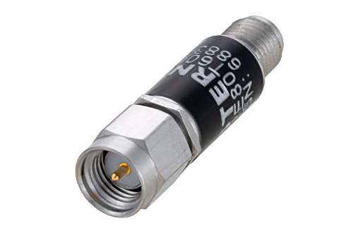Tunnel Diode Zero Bias Detector, SMA, 5 nsec Pulse Risetime, Positive Video Out, +17 dBm max Pin, 6 GHz to 18 GHz