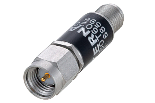 Tunnel Diode Detector, SMA, 5 nsec Pulse Risetime, Negative Video Out, +17 dBm max Pin, 6 GHz to 12 GHz