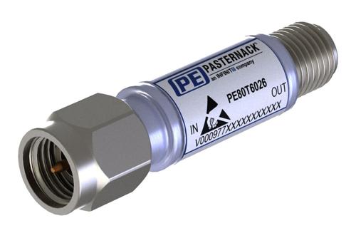 Tunnel Diode Zero Bias Detector, 500 MHz to 18 GHz, 2.92mm, Positive Video Out, +17 dBm Max Pin, 5 nsec Pulse Risetime, MIL-STD-202, Radial