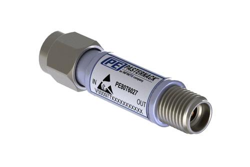 Tunnel Diode Zero Bias Detector, 500 MHz to 18 GHz, 2.92mm, Negative Video Out, +17 dBm Max Pin, 5 nsec Pulse Risetime, MIL-STD-202, Radial