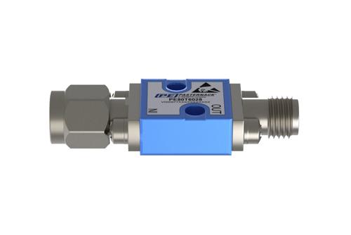 Tunnel Diode Zero Bias Detector, 500 MHz to 18 GHz, SMA, Positive Video Out, +17 dBm Max Pin, 5 nsec Pulse Risetime, MIL-STD-202, Square