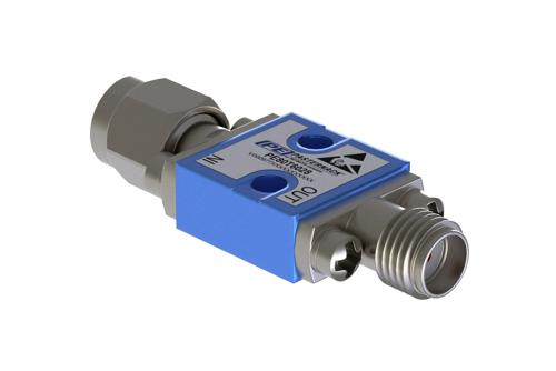 Tunnel Diode Zero Bias Detector, 500 MHz to 18 GHz, SMA, Negative Video Out, +17 dBm Max Pin, 5 nsec Pulse Risetime, MIL-STD-202, Square