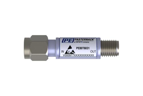 Schottky Diode Zero Bias Detector, 500 MHz to 18 GHz, 2.92mm, Negative Video Out, +20 dBm Max Pin, MIL-STD-202, Radial
