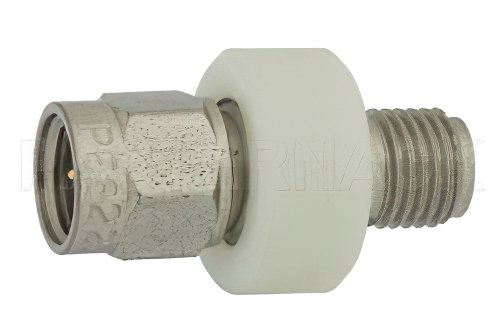 DC Block on Inner and Outer Conductor 2.92mm Male to 2.92mm Female Operating From 10 MHz to 26.5 GHz