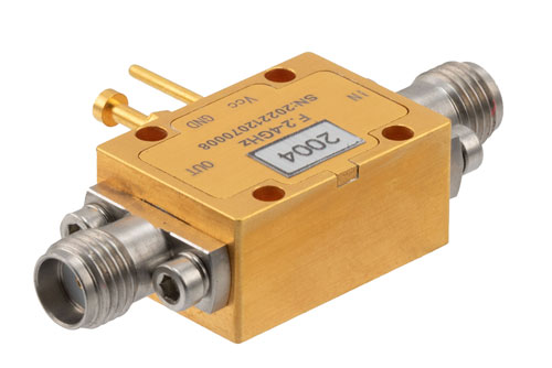 Analog Phase Shifter, 2 GHz to 4 GHz, 360 degree Phase Range, 0V to +10V Control Voltage, Max Pin +27 dBm, SMA