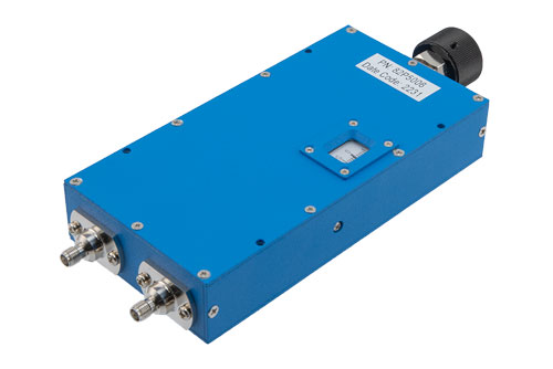 Adjustable Phase Shifter, DC to 8GHz, With an Adjustable Phase of 60 Deg. Per GHz and SMA
