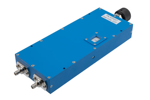 Adjustable Phase Shifter, DC to 2GHz, With an Adjustable Phase of 90 Deg. Per GHz and SMA