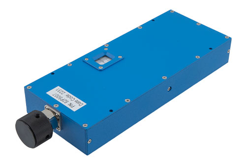 Adjustable Phase Shifter, DC to 2GHz, With an Adjustable Phase of 90 Deg. Per GHz and SMA