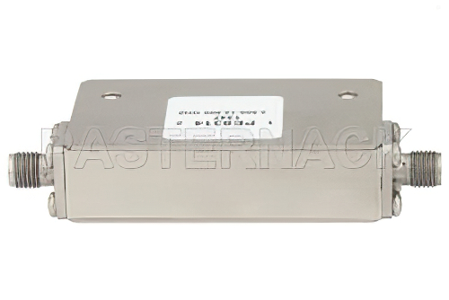 Isolator With 17 dB Isolation From 3.5 GHz to 12.8 GHz, 2 Watts And SMA Female