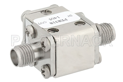 Isolator With 20 dB Isolation From 17.3 GHz to 22 GHz, 10 Watts And SMA Female