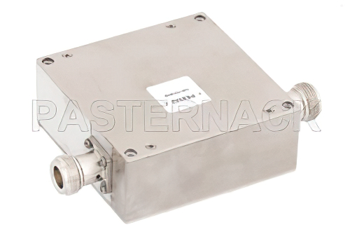 High Power Isolator With 20 dB Isolation From 135 MHz to 175 MHz, 150 Watts And N Female