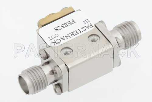 Isolator With 14 dB Isolation From 6 GHz to 18 GHz, 10 Watts And SMA Female