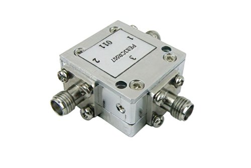 Circulator with 19 dB Isolation from 800 MHz to 960 MHz, 10 Watts and SMA Female