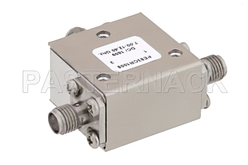 High Power Circulator With 20 dB Isolation From 7 GHz to 12.4 GHz, 50 Watts And SMA Female
