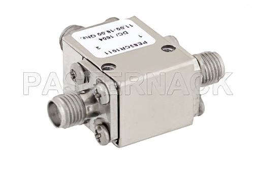 High Power Circulator With 20 dB Isolation From 11 GHz to 18 GHz, 50 Watts And SMA Female